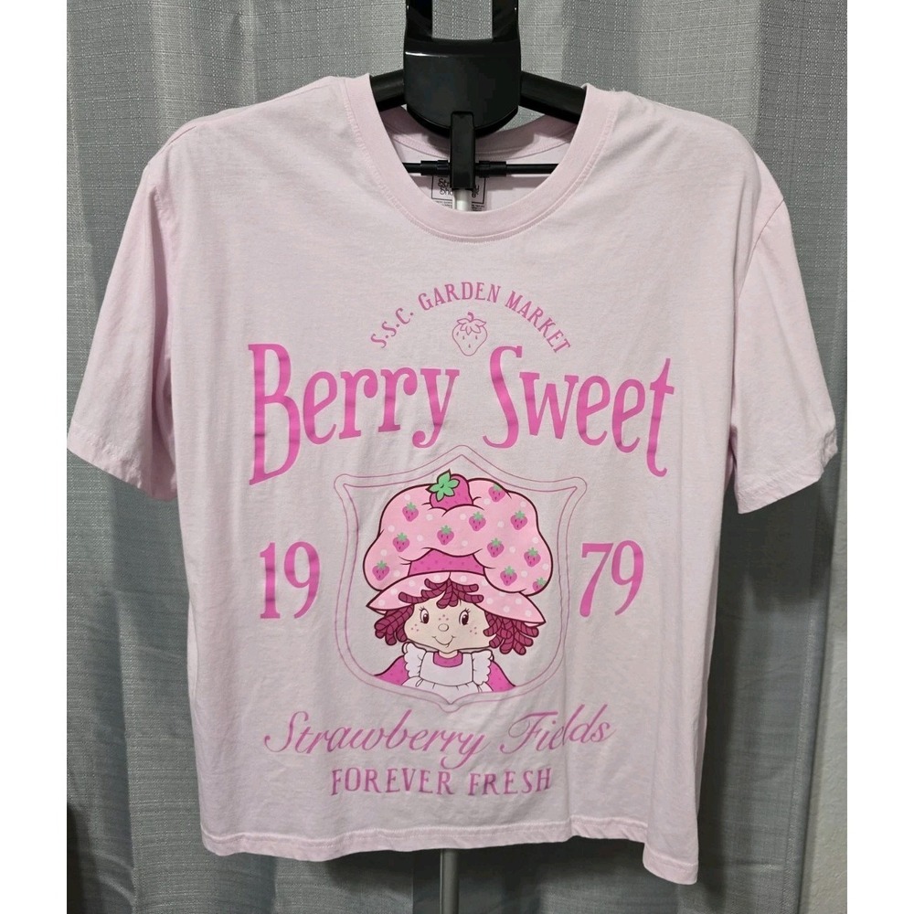 Isaac Morris Women's XXL Pink Strawberry Shortcake T-shirt
